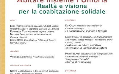 Realtà e visione per la coabitazione solidale in Umbria: meglio insieme che soli