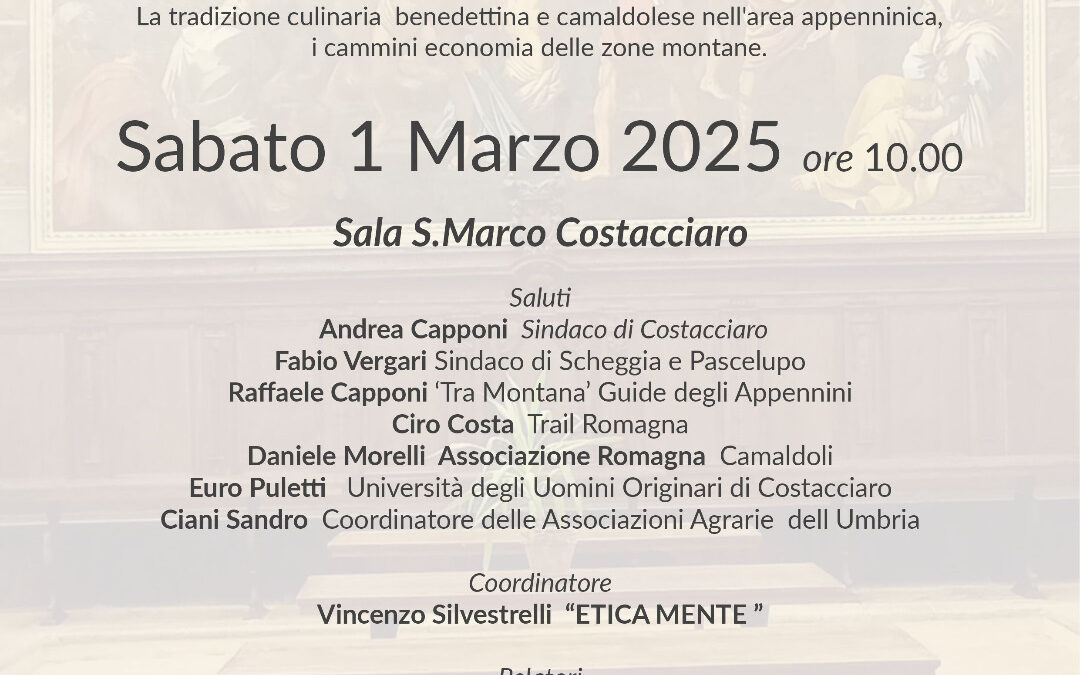 La regola benedettina, sapiente anche per il cibo.