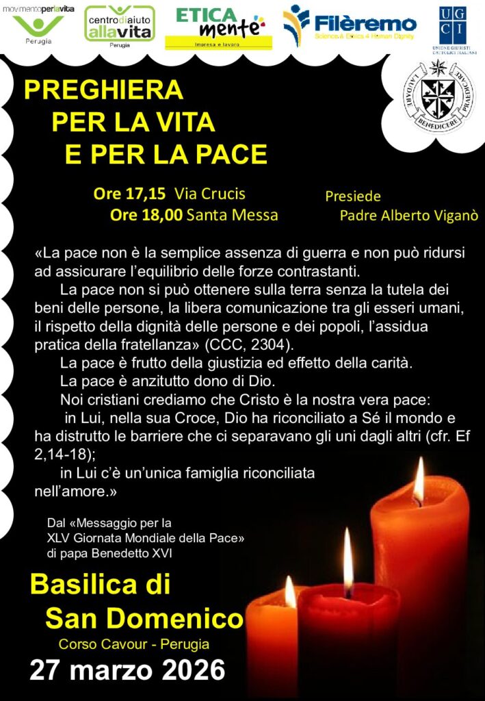 Preghiera per la vita e per la pace 1 27 marzo 2026 2 1 pdf